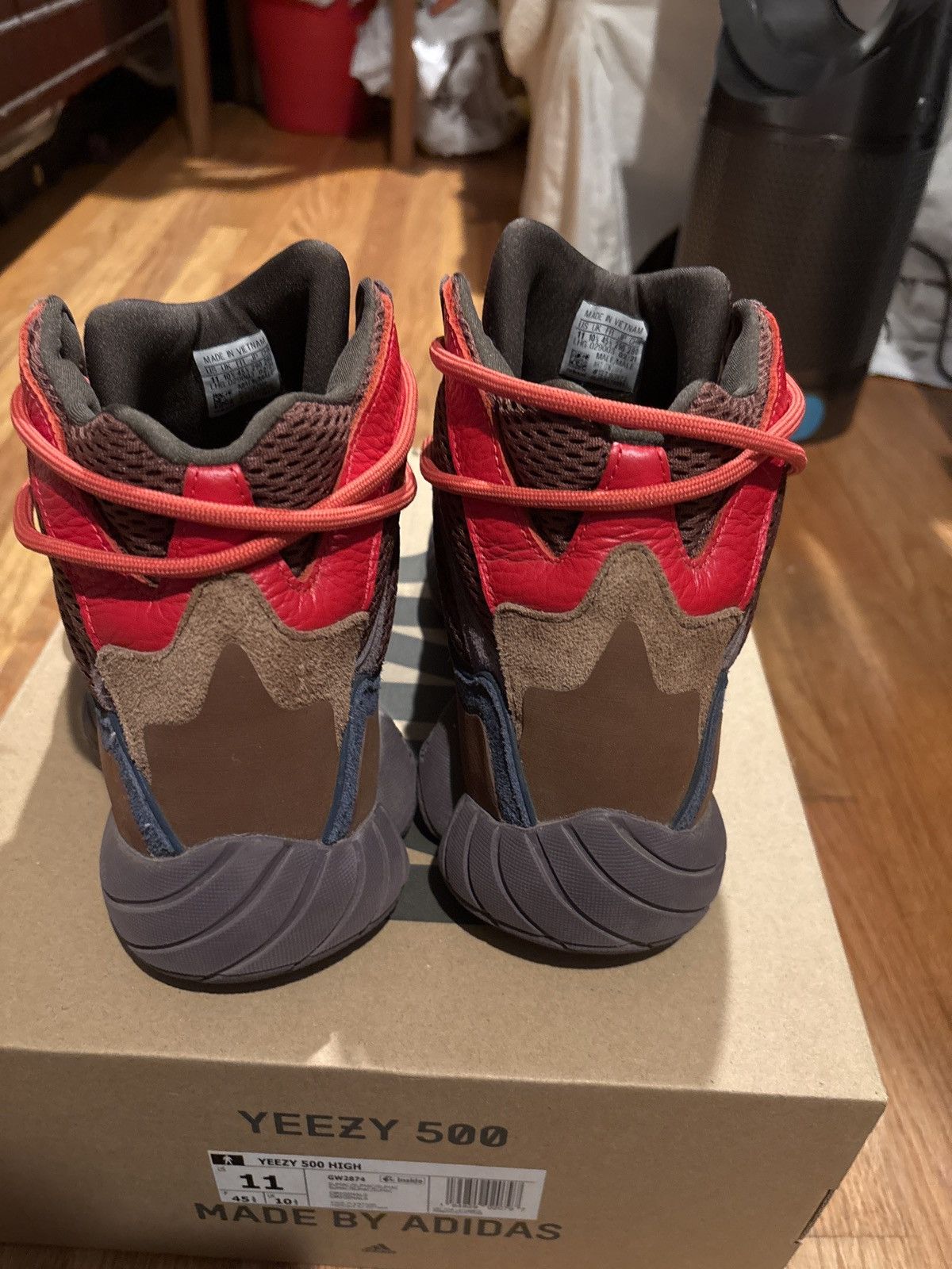 Adidas × Yeezy Adidas Yeezy 500 high sumac size 11 Size US 11 / EU 44 - 2 Thumbnail