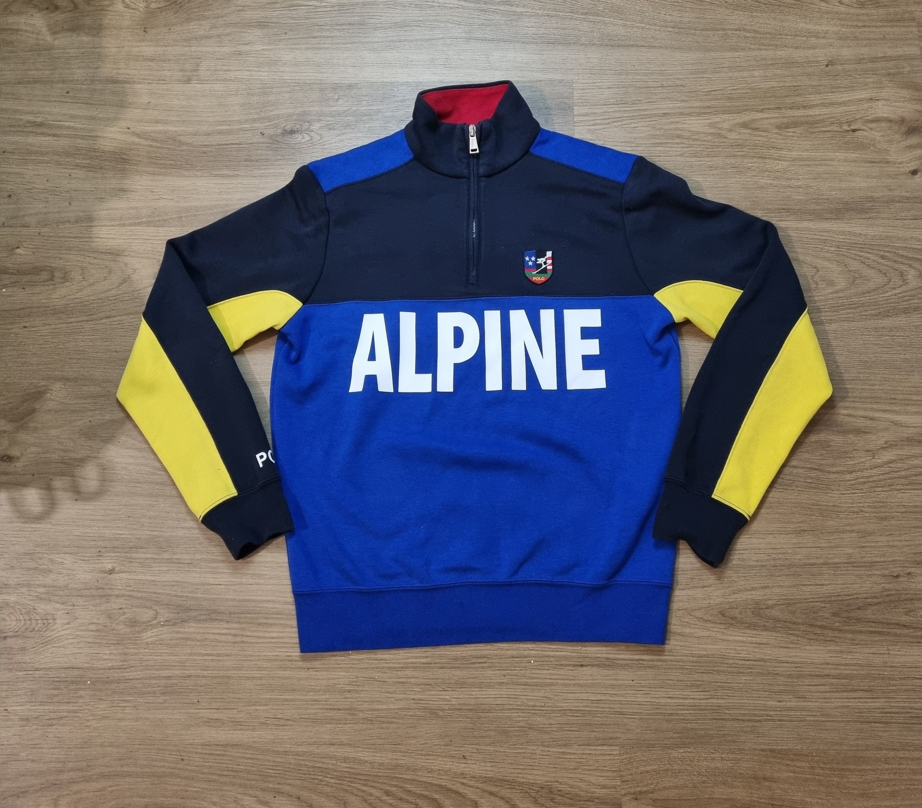 Polo Ralph Lauren × Vintage Polo Ralph Lauren Sweatshirt Zip Vintage 80s-90s Size US XS / EU 42 / 0 - 1 Thumbnail