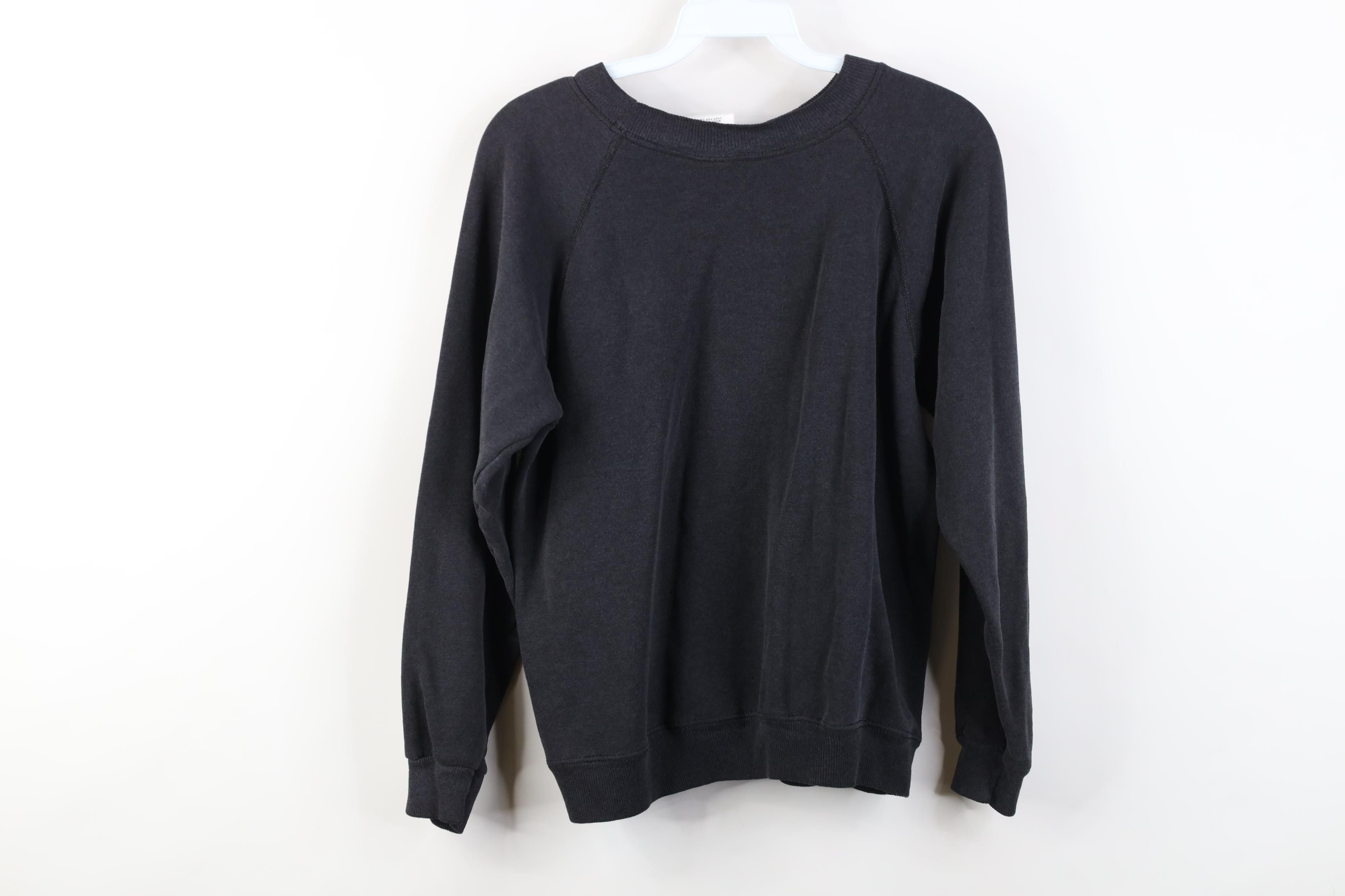 Vintage Vintage 80s 90s Streetwear Crewneck Sweatshirt Black USA Size M / US 6-8 / IT 42-44 - 11 Thumbnail