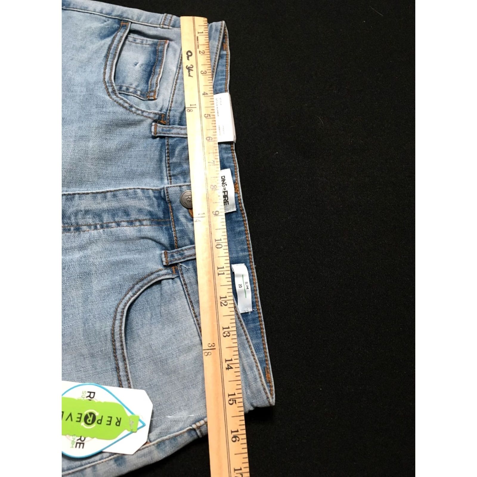 Ring Of Fire Ring of Fire Jeans Slim Straight 30 Light Blue Denim Cotton Spandex 5-Pocket Mens Modern Vintage? No, Vintage: N/A Size US 30 / EU 46 - 7 Thumbnail