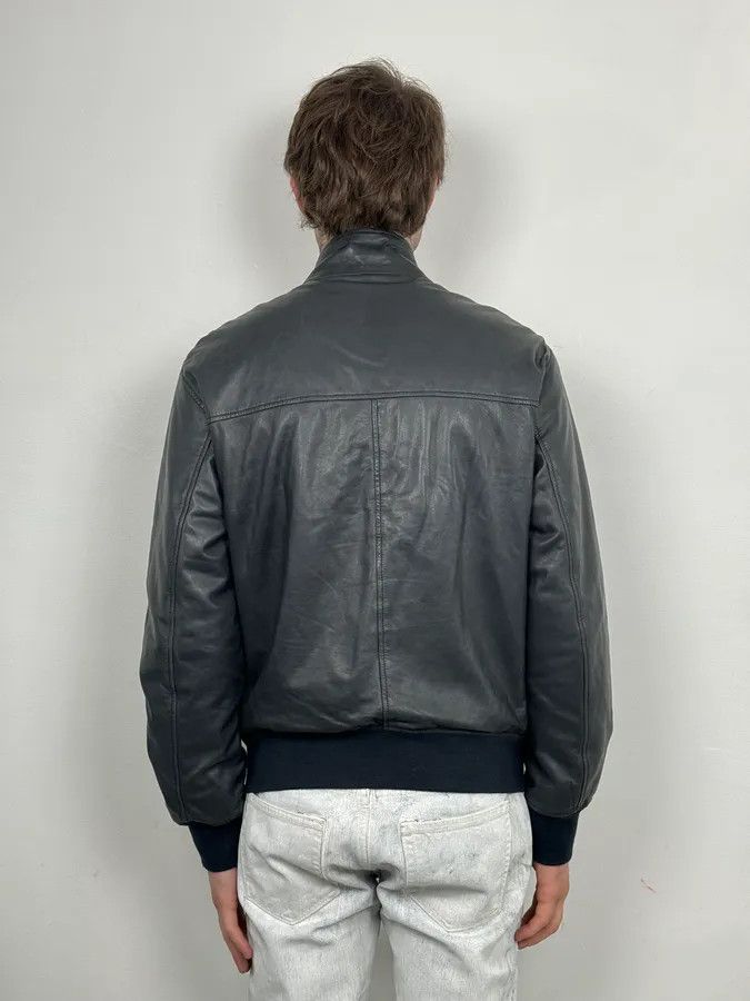 Emporio Armani SS2020 Emporio Armani Black Leather Zip-Up Jacket Size US M / EU 48-50 / 2 - 3 Thumbnail