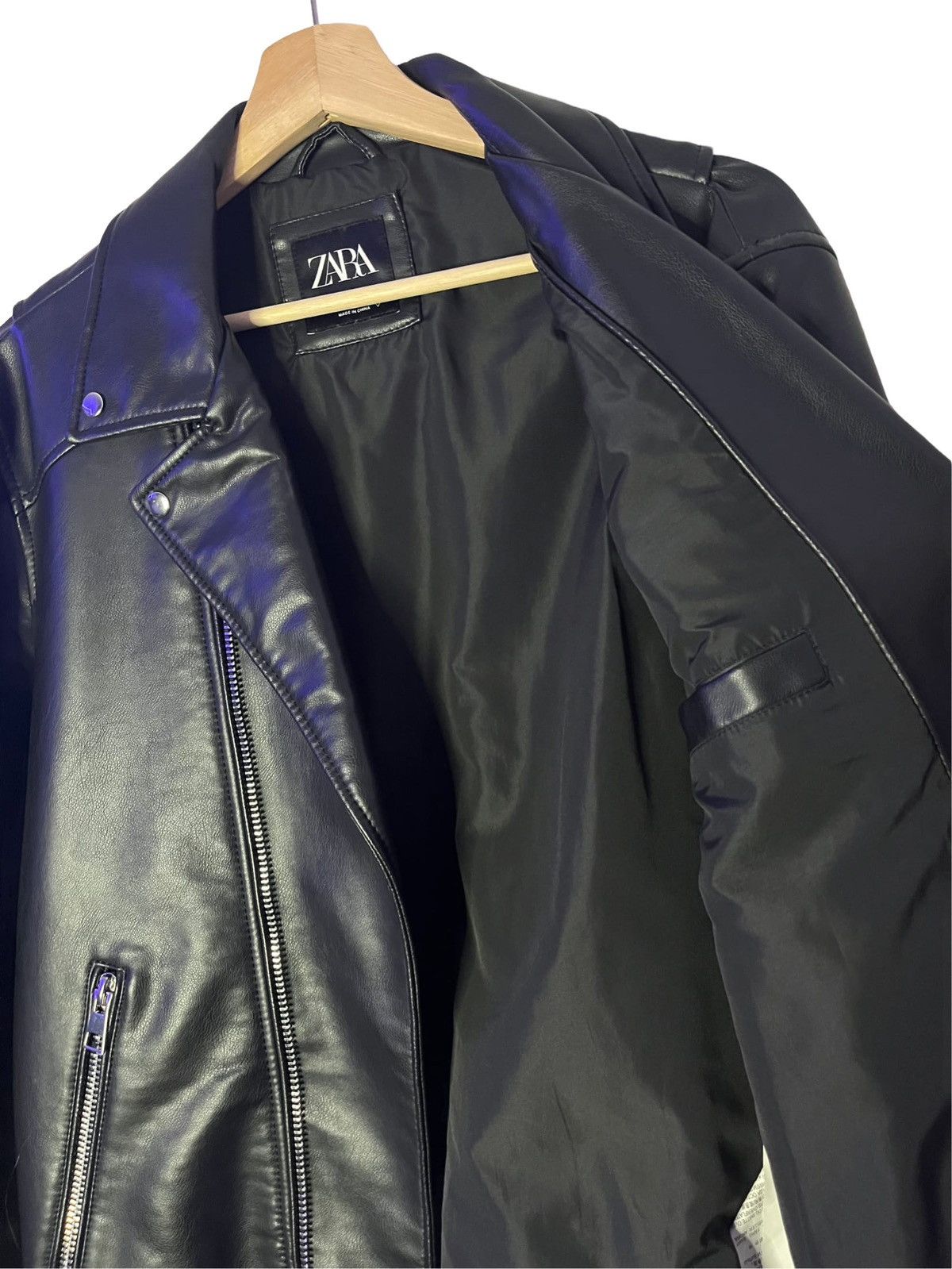 Zara Zara leather Jacket Size US S / EU 44-46 / 1 - 4 Thumbnail