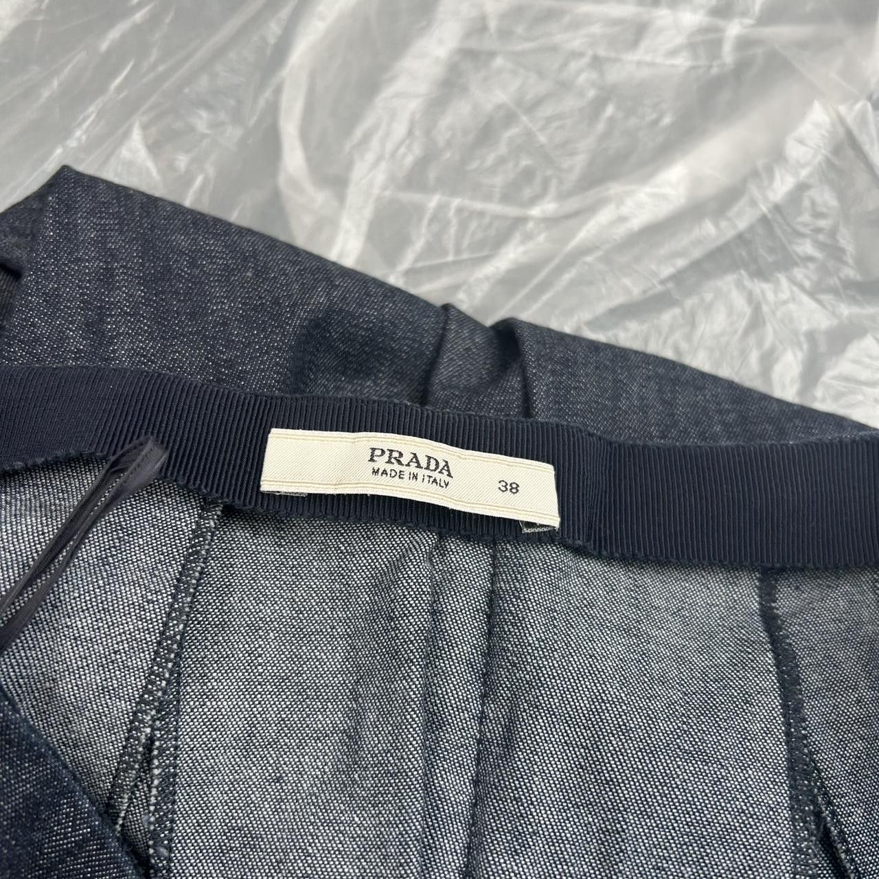 Prada Denim Prada Distressed Skirt Size 26" / US 2 / IT 38 - 6 Thumbnail