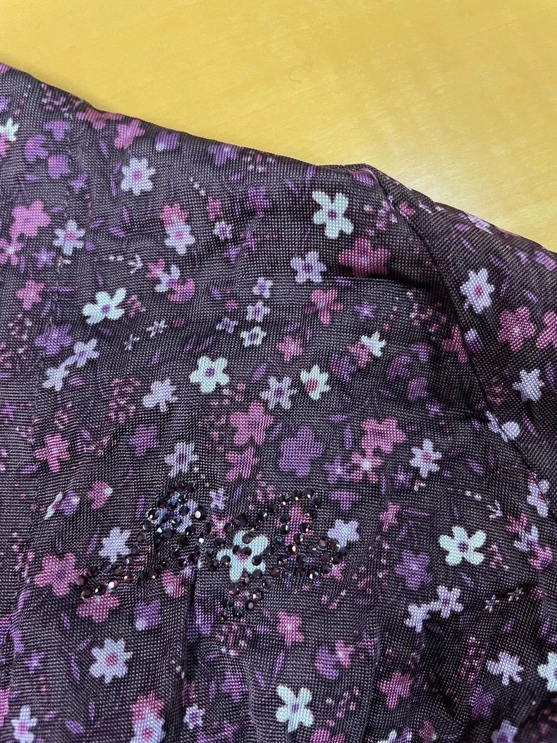 Celine Floral Sequined Dress with High Waist Design Size US 44 / EU 60 - 5 Thumbnail