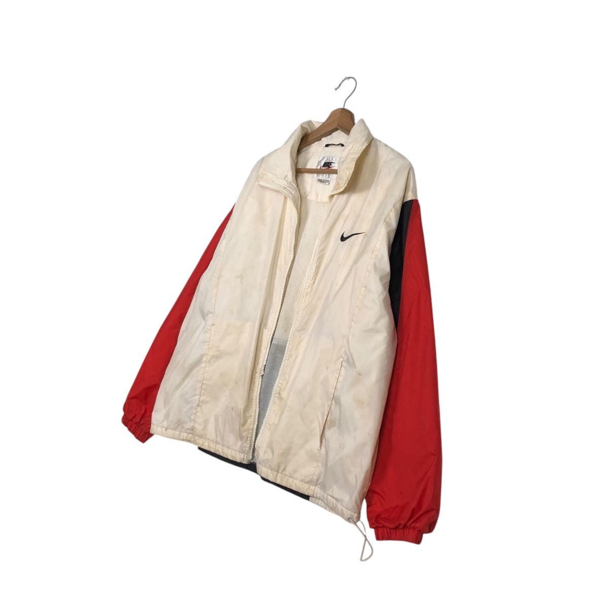 Nike 📌Vintage Anorak Zipper Jacket Nike Big Swoosh BackHit Size US M / EU 48-50 / 2 - 3 Thumbnail