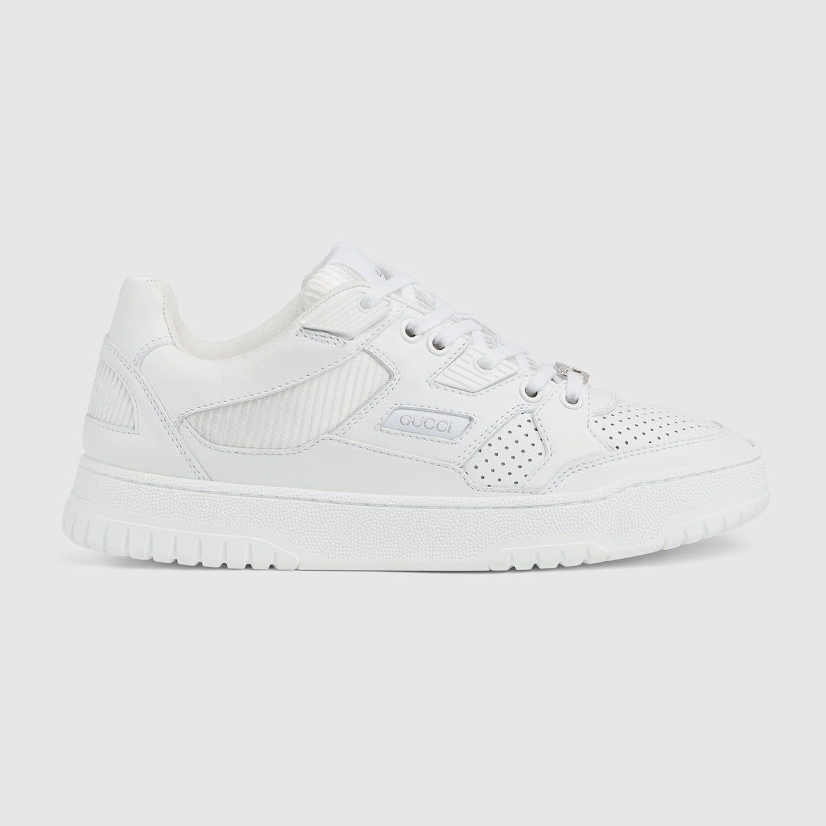 Gucci Interlocking G Leather Sneakers SIZE 34.5