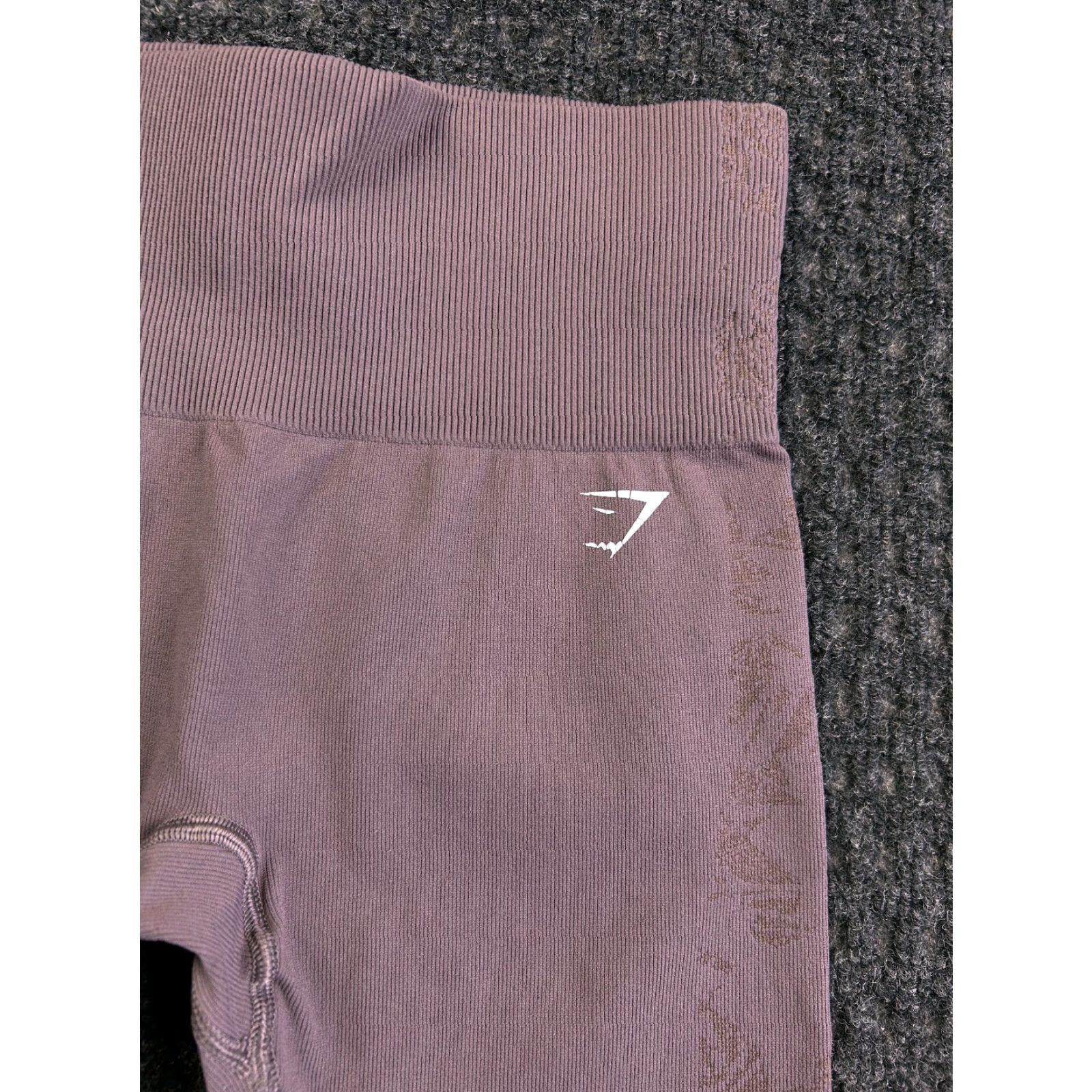 Gymshark GymShark Leggings Vital Seamless 2.0 XS Mauve Lavender Marl Workout Athleisure Size 26" / US 2 / IT 38 - 5 Thumbnail