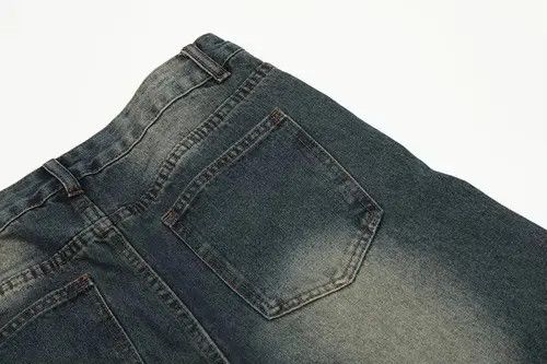 VIBE Design Hip Hop Baggy Washed Retro Loose Jeans y2k Size US 35 - 8 Thumbnail