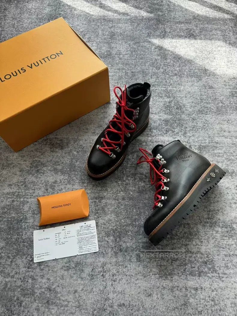 Louis Vuitton Louis Vuitton Nigo Checker Boots Size US 5.5 / IT 35.5 - 1 Thumbnail