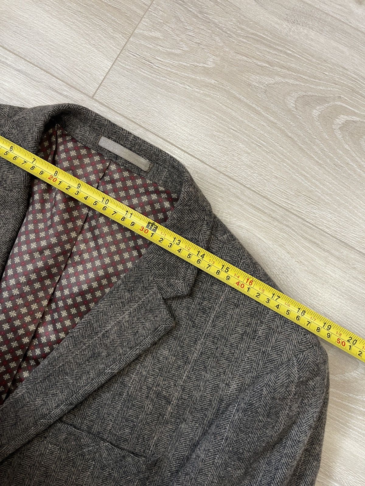 NEXT Vintage blazer classic jacket sport coat herringbone pattern Size 44R - 12 Thumbnail