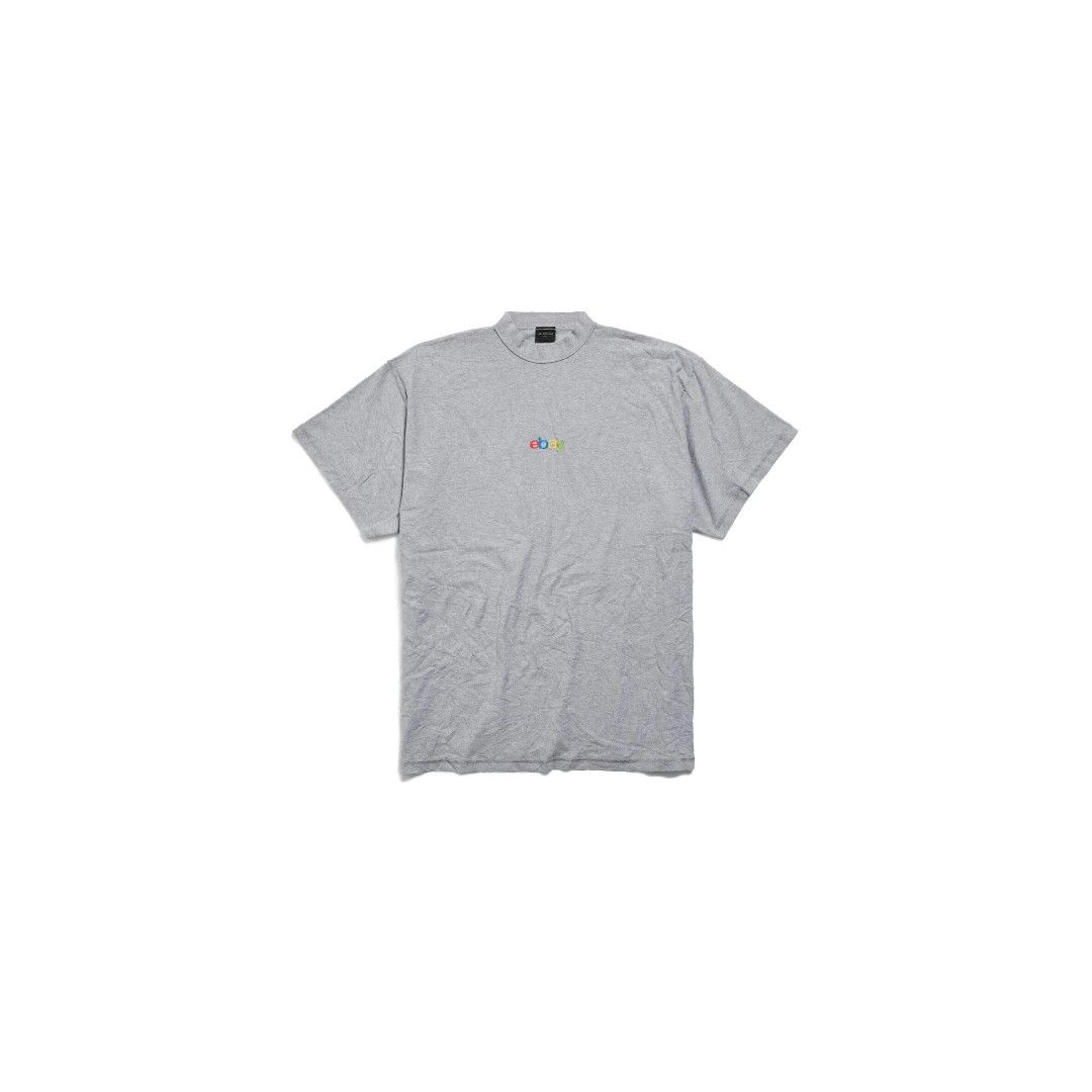 Balenciaga × eBay o1srvl11e0825 DUP / Ebay Inside-Out T-Shirt Oversized Grey Size US M / EU 48-50 / 2 - 1 Thumbnail