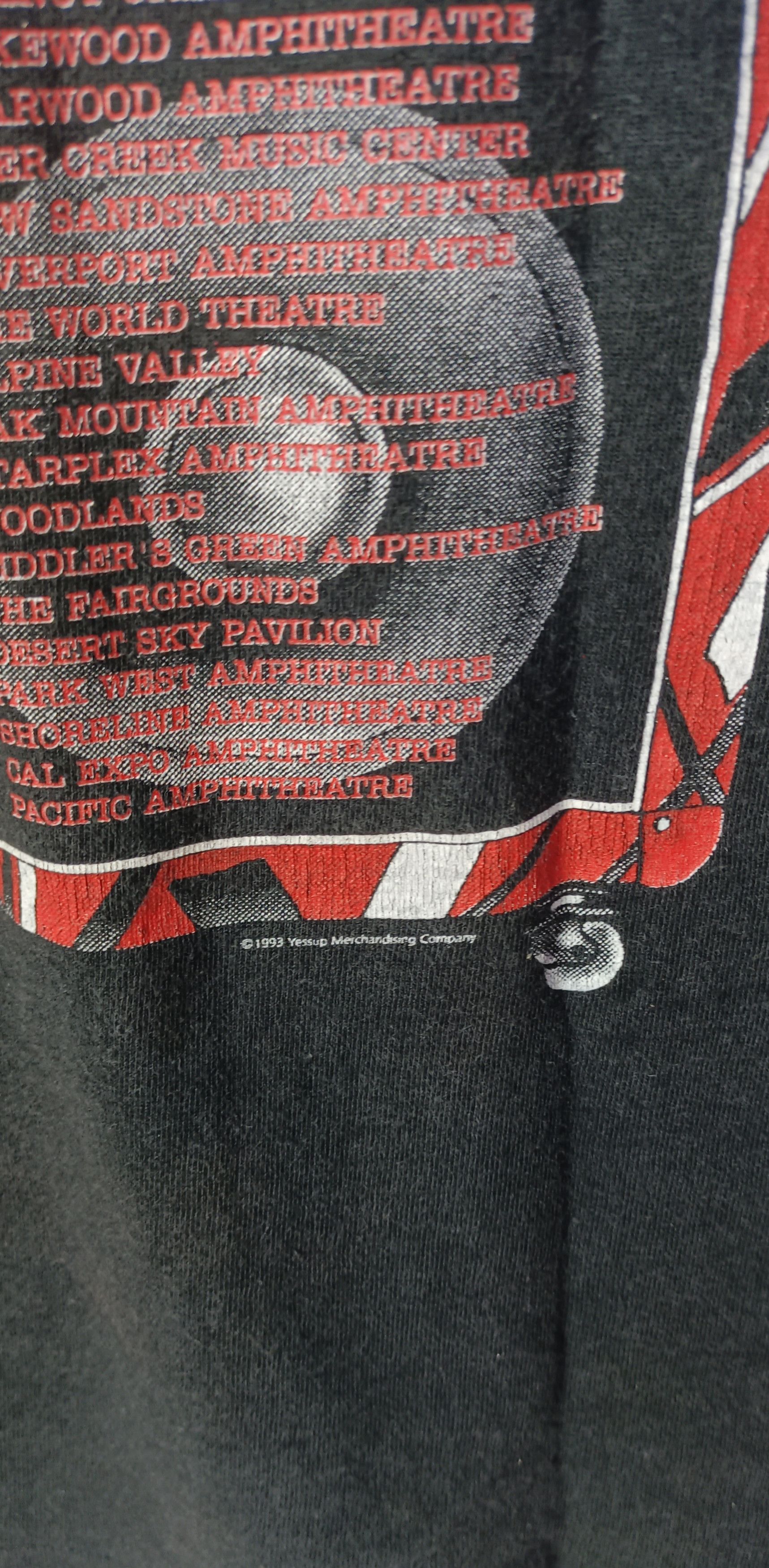Band Tees Vintage🔥 Van Halen Live Tour 1993 Size US M / EU 48-50 / 2 - 5 Thumbnail