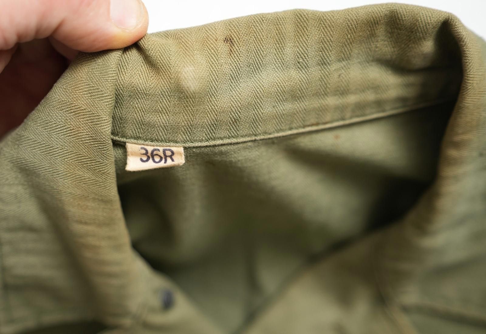 Other WWII US Army HBT Field Work Jacket - Small Size ONE SIZE - 6 Thumbnail