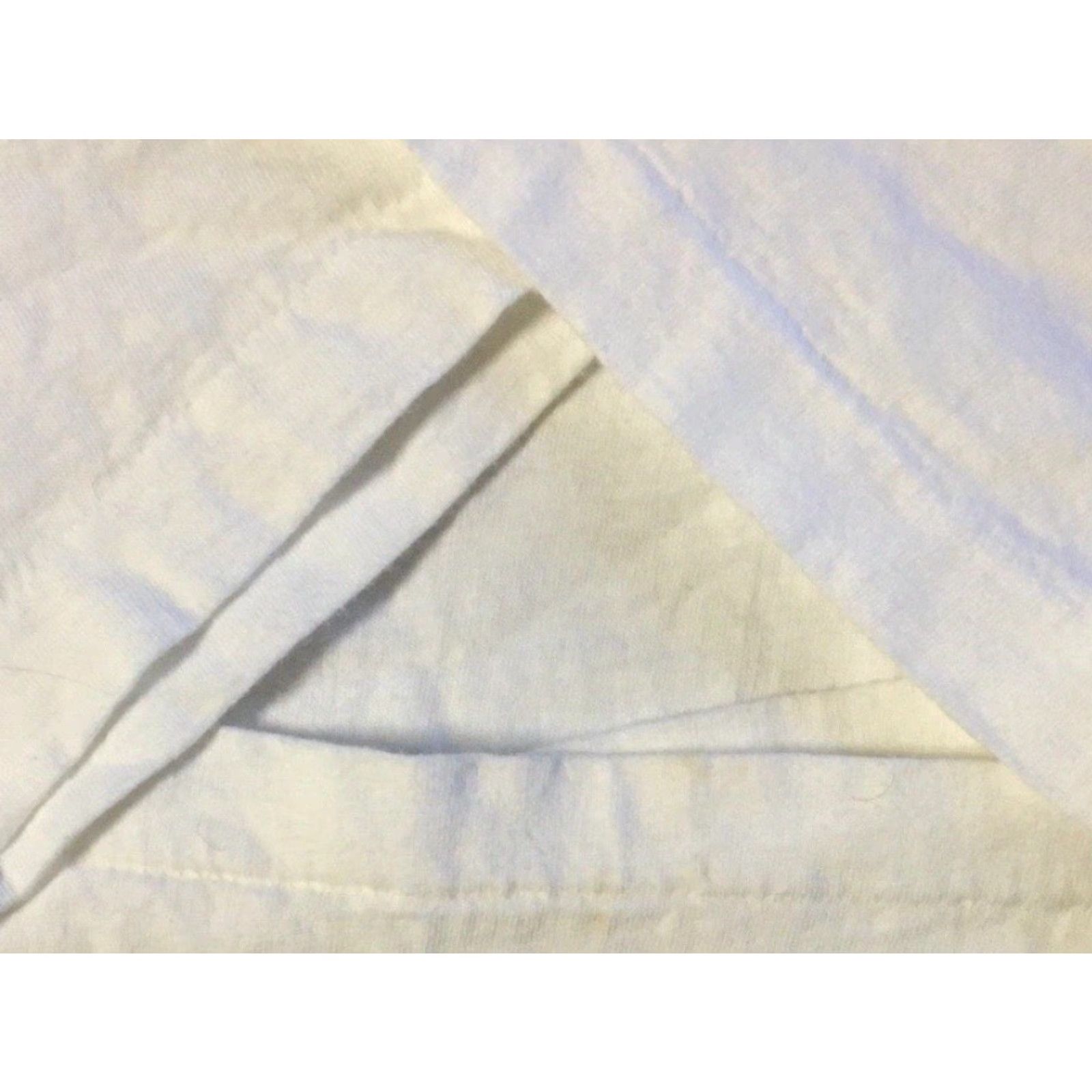 Hanes VINTAGE Hanes Shirt XL White 80s 90s Faded Grunge Biker Punk Skate Surf Trucker Track PE Men Short Sleeve T-Shirt Single Stitch Size US XL / EU 56 / 4 - 2 Thumbnail