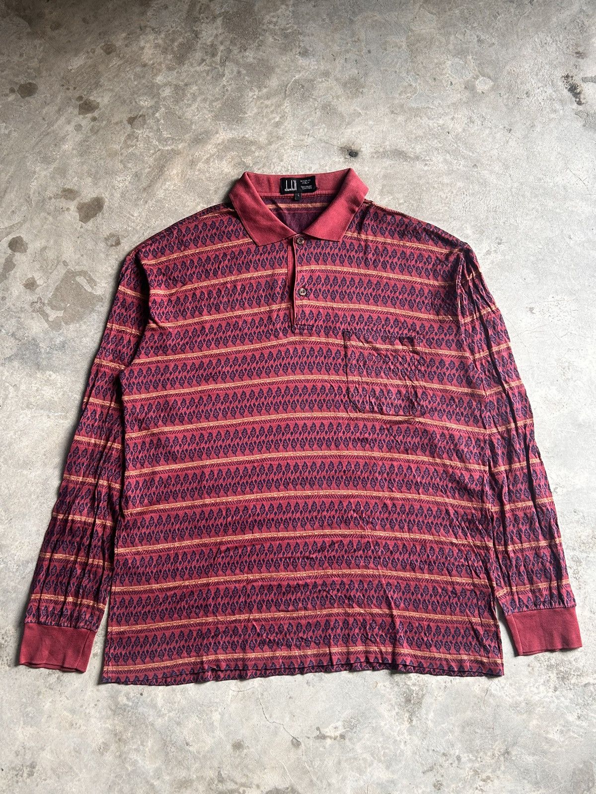 Alfred Dunhill Dunhill Vintage Polo Longsleeve Size US M / EU 48-50 / 2 - 1 Thumbnail