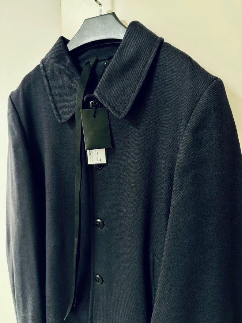 ann demeulemeester2013FALL's peak work short trench coat-25