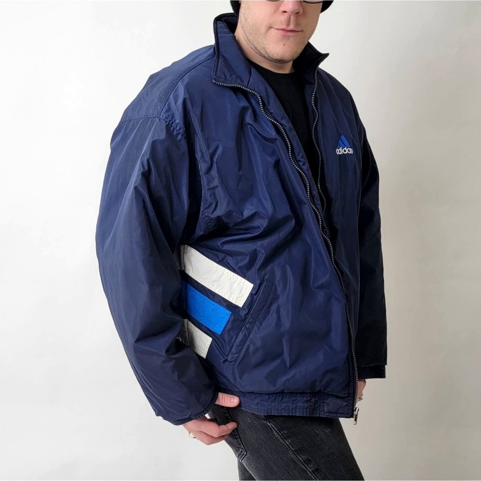 Adidas Vintage Y2k adidas Quilted Puffer Jacket Parka - XL Size US XL / EU 56 / 4 - 5 Thumbnail