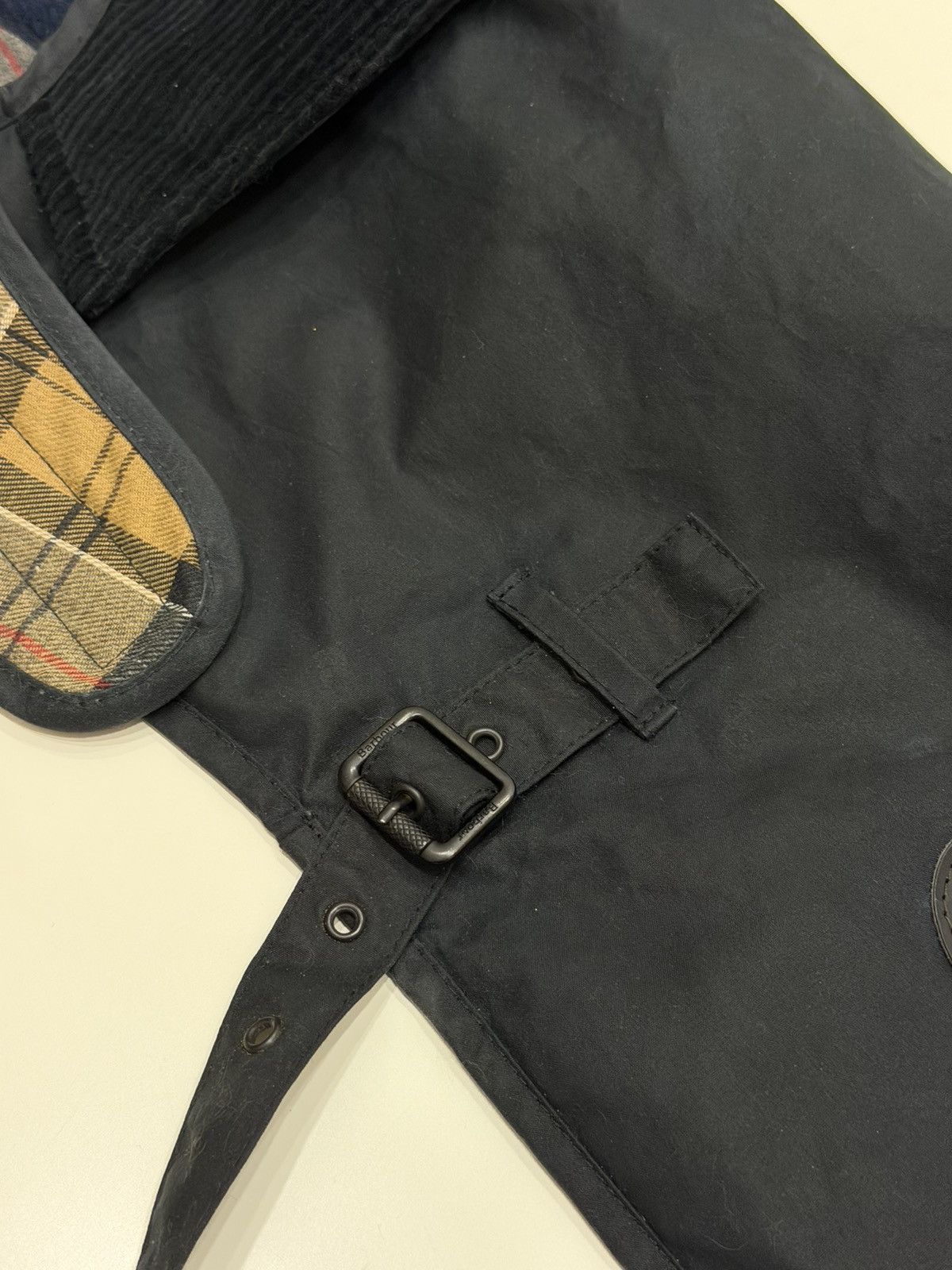 Barbour BARBOUR Dog Wax Coat with Tartan Plaid Lining Vintage rain Size US M / EU 48-50 / 2 - 8 Thumbnail
