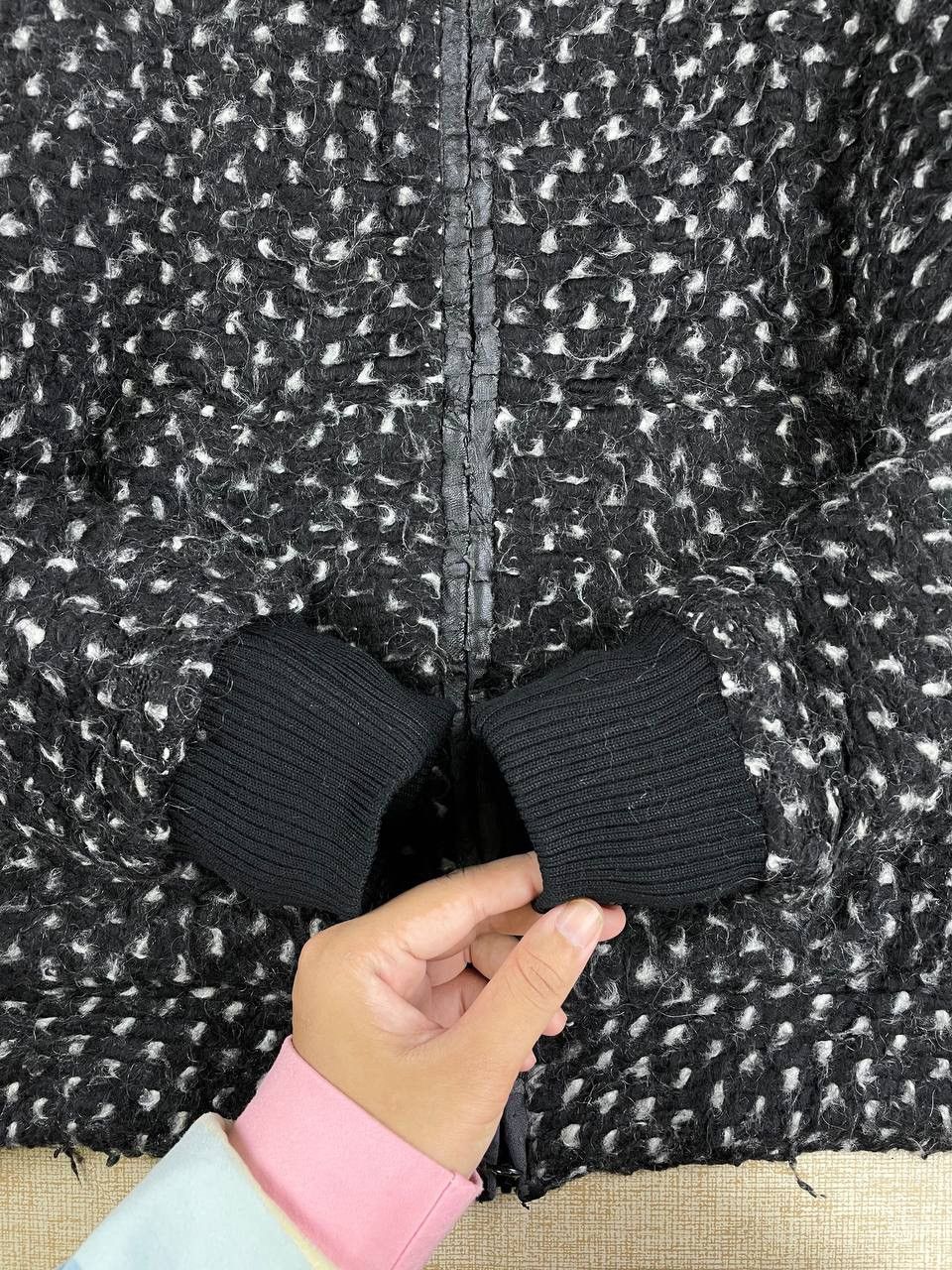 Issey Miyake × Tsumori Chisato × Vintage Vtg Tsumori Chisato Issey Miyake Plaid Knit Zipper Jacket Size M / US 6-8 / IT 42-44 - 5 Thumbnail