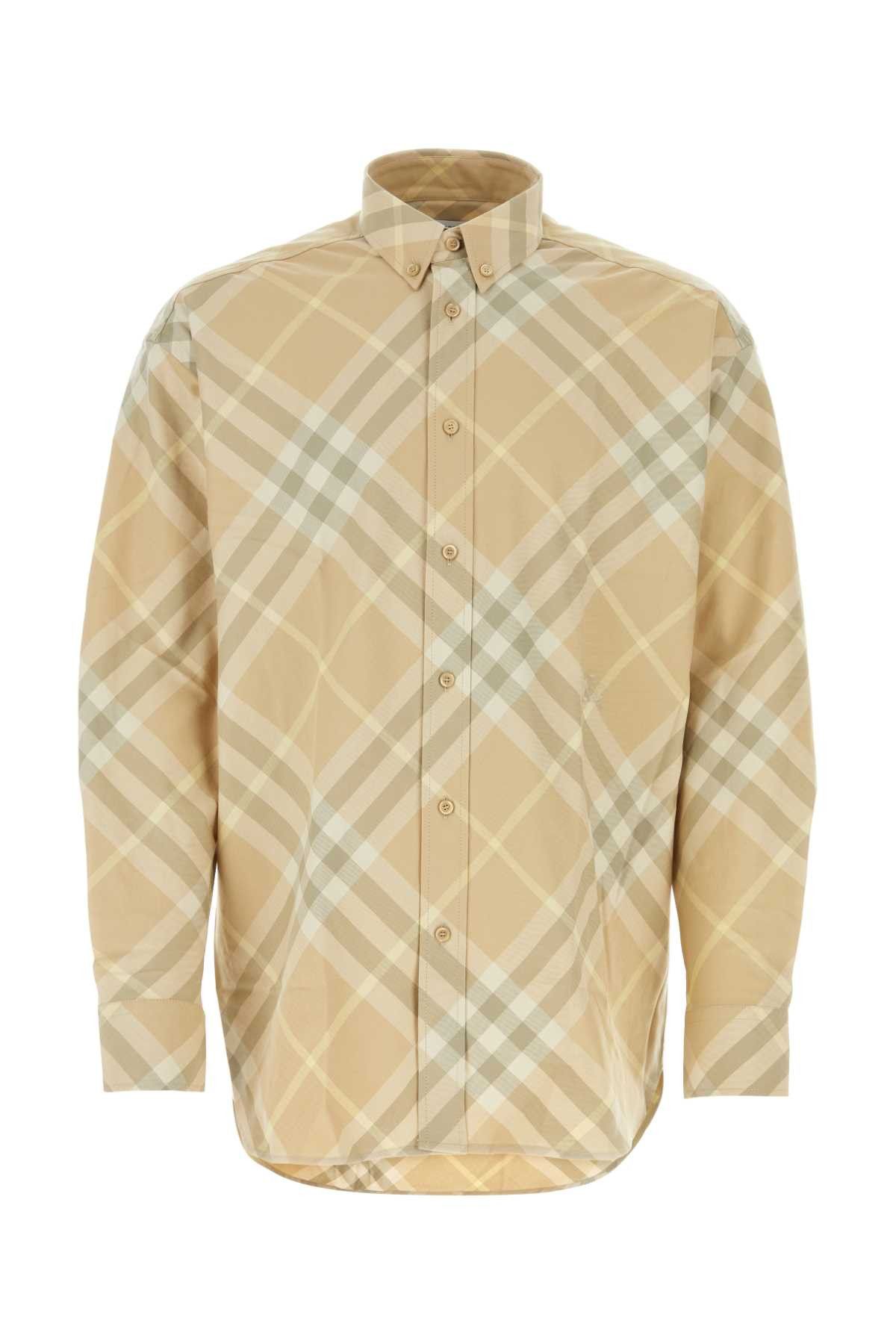 image of Burberry Printed Twill Shirt, Men's (Size Small)
