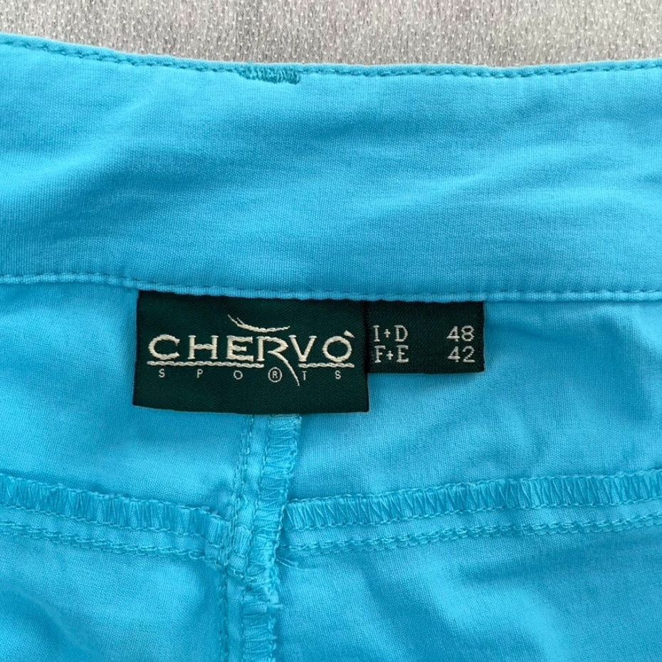Vintage Chervo Shorts Adult 32 Blue Bermuda Short Sports Golf Pockets Mens Size US 32 / EU 48 - 6 Thumbnail