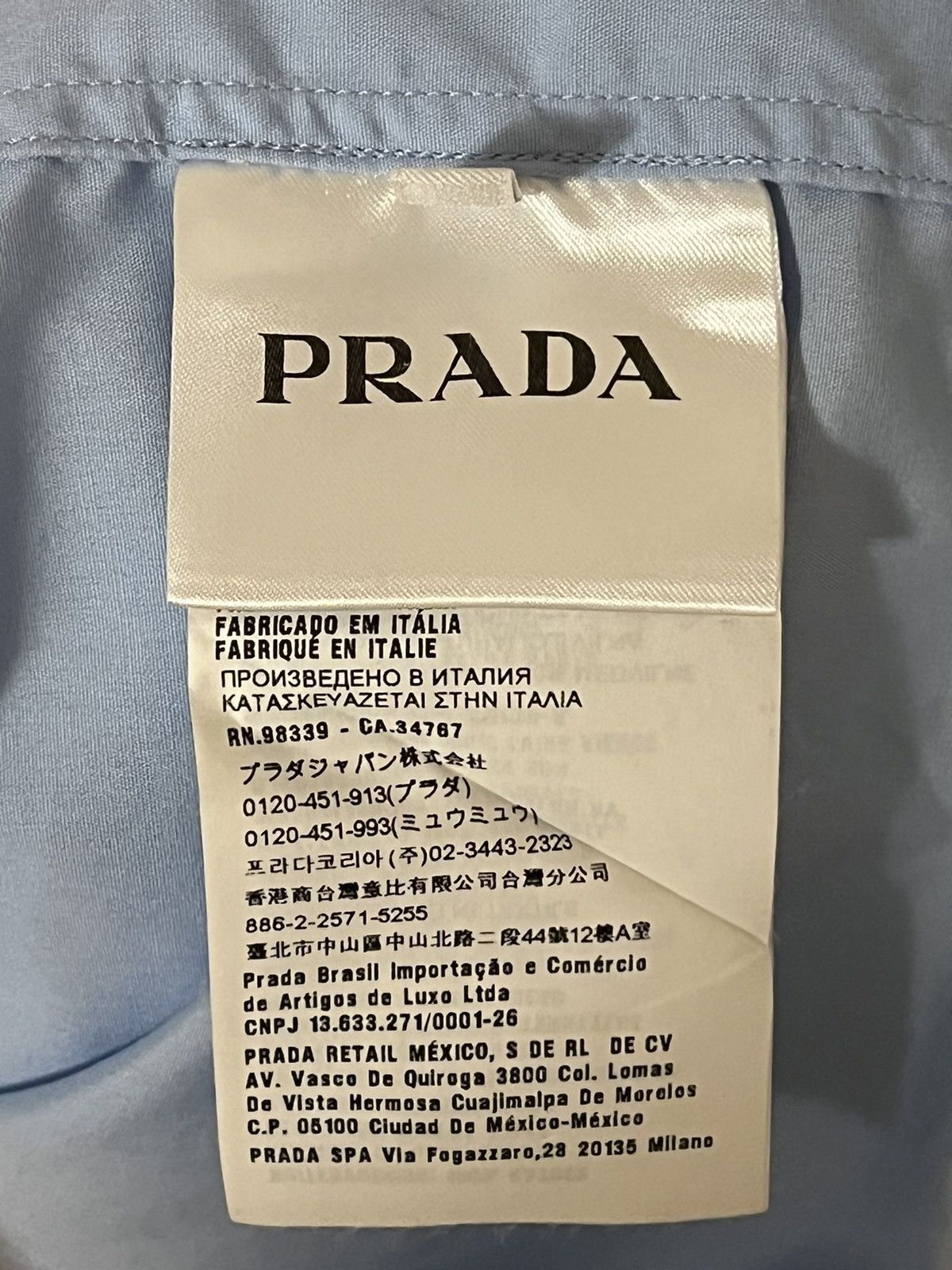 Prada Prada Jacquard Knit Stripe Bowling Shirt Size US XL / EU 56 / 4 - 5 Thumbnail