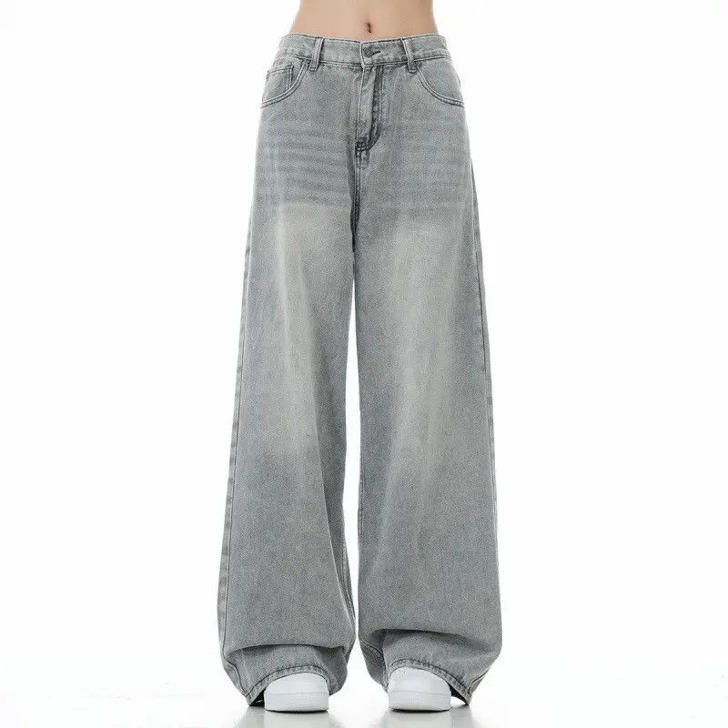 Japanese Brand Loose casual wide leg straight leg jeans Size US 32 / EU 48 - 6 Thumbnail
