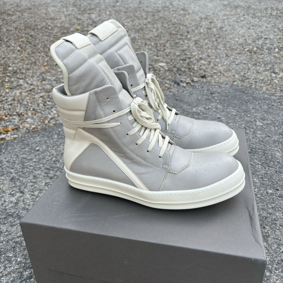 Rick Owens NWT Rick Owens Lido Geobasket Grey - 43.5 | Grailed