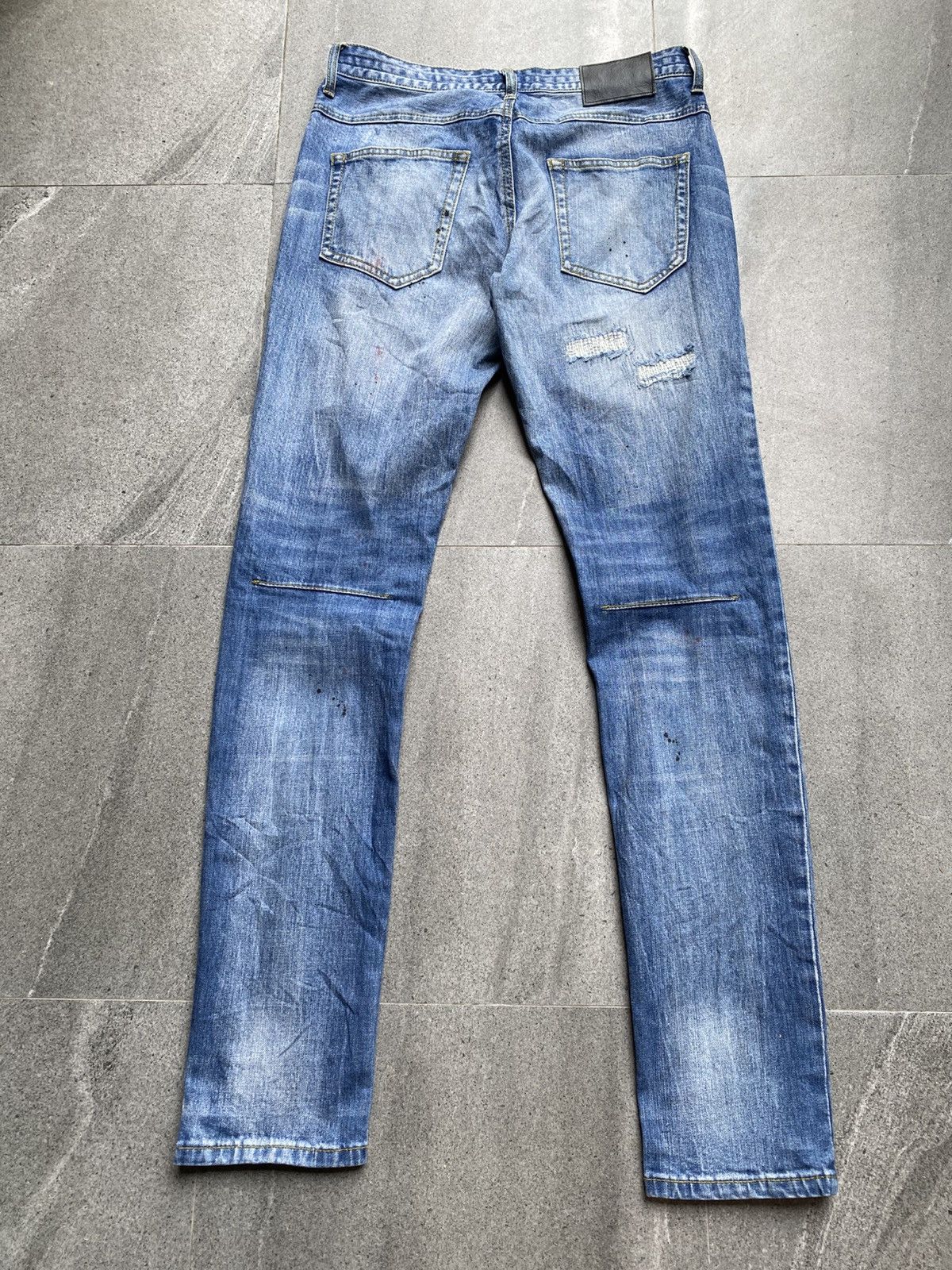 Number (N)ine Number (N)ine Distressed Denim – Archive Japanese Brand Size US 30 / EU 46 - 5 Thumbnail