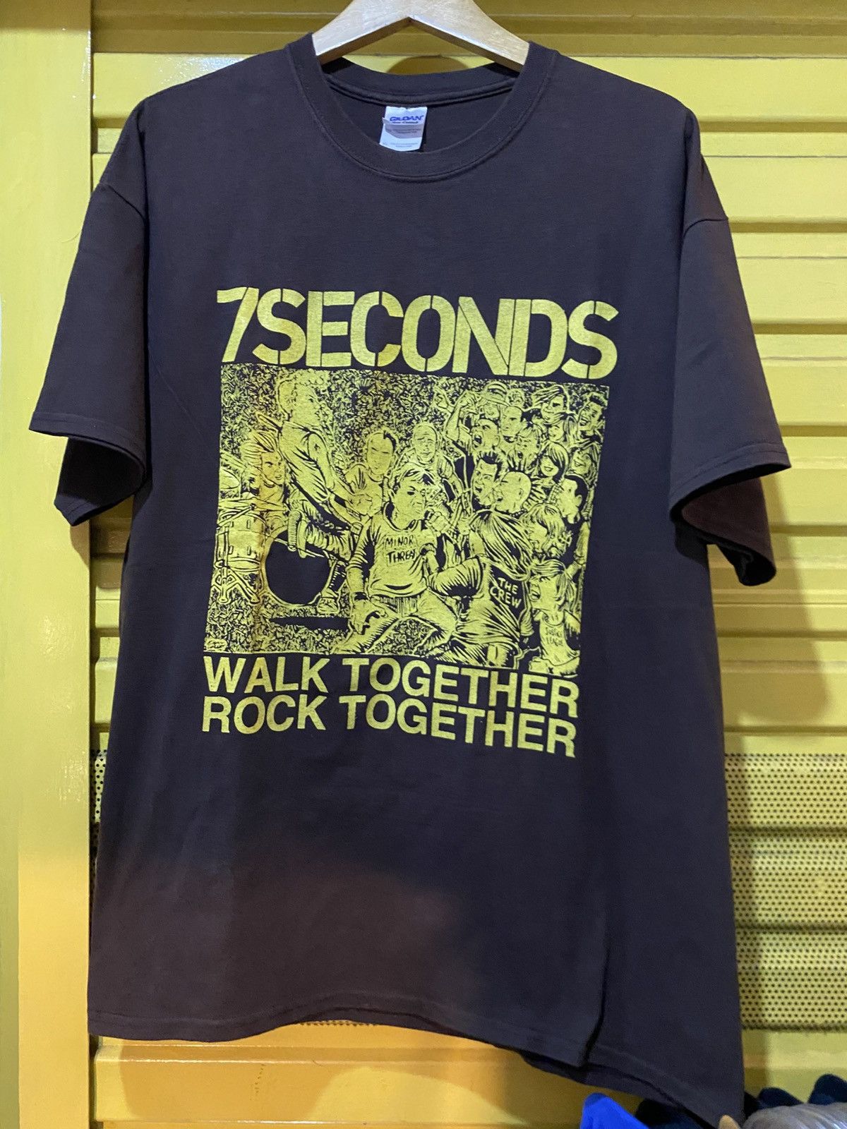 7Seconds Walk together Rock Together band tee