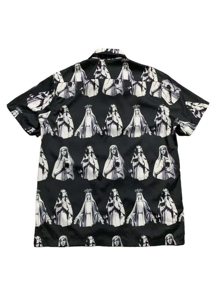 Vintage Vintage Virgin Mary over print camp collar shirt Size US L / EU 52-54 / 3 - 9 Thumbnail