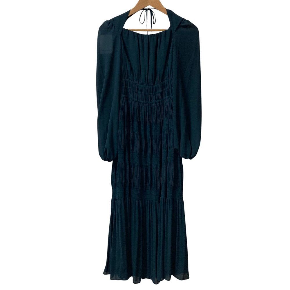 Other Other Her lip to Majolica Pleated Chiffon Dress Textile Dresses DUTY FREE for USA Size ONE SIZE - 1 Thumbnail