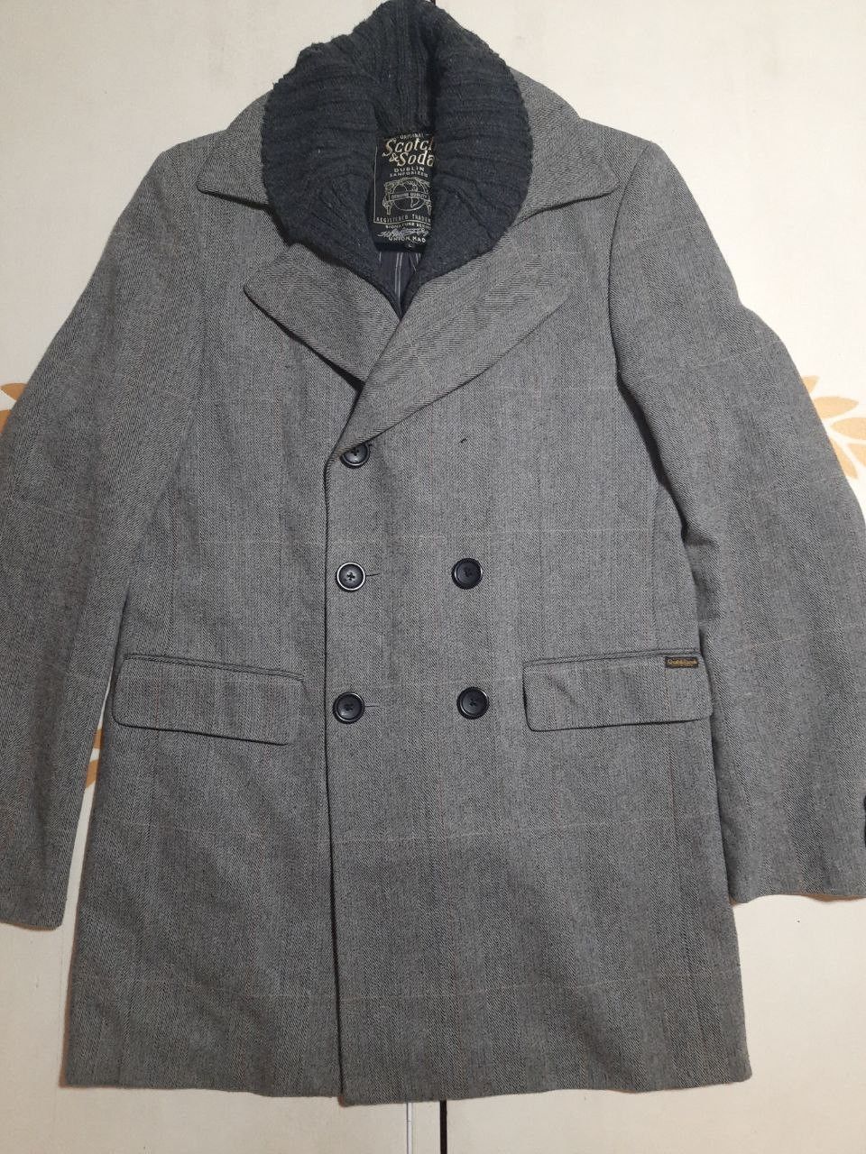Scotch & Soda Scotch & Soda Double Breasted Coat Size US L / EU 52-54 / 3 - 3 Thumbnail