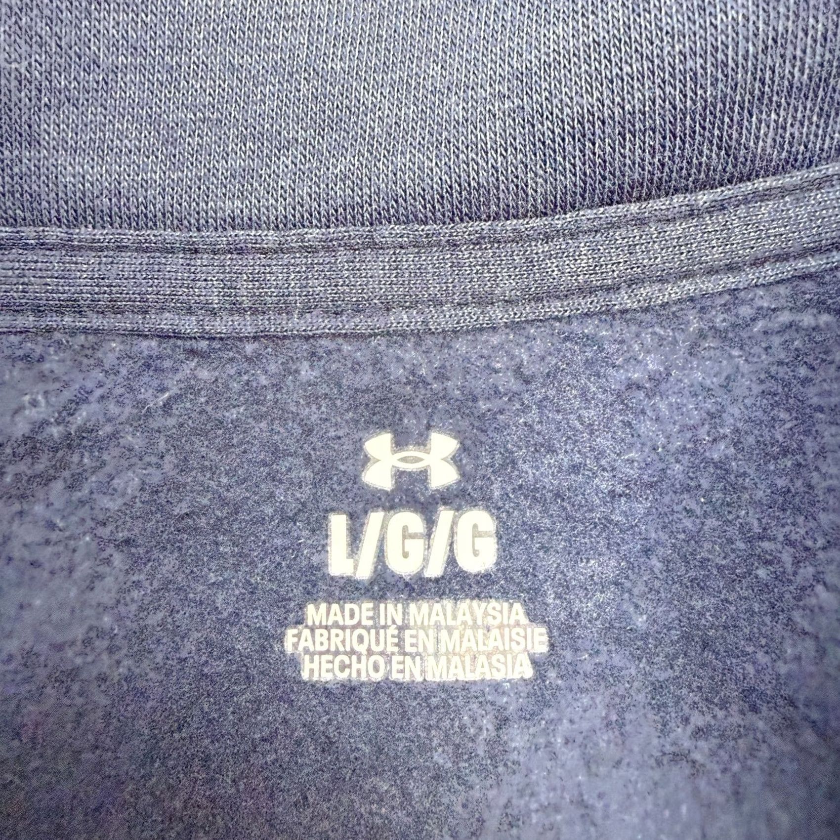 Under Armour Under Armour Sweatshirt Mens Large Navy Rival Fleece 1/4 Zip Pockets Gym Size US L / EU 52-54 / 3 - 4 Thumbnail