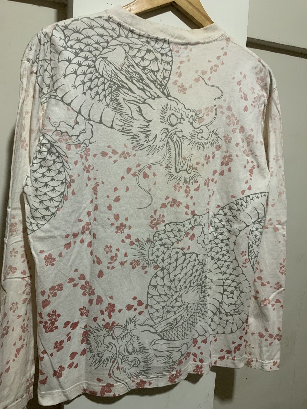 14th Addiction Vintage Y2K Dragon AOP Embroidered Yakuza Longsleeve Tee Size US L / EU 52-54 / 3 - 20 Thumbnail