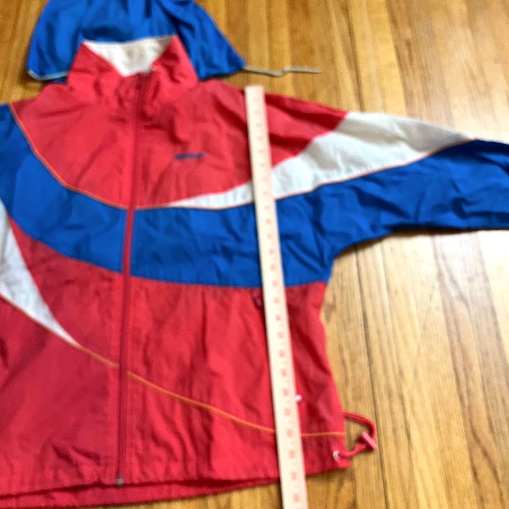 Reebok VINTAGE Reebok Windbreaker Jacket Medium Blue White Track Womens Size M / US 6-8 / IT 42-44 - 7 Thumbnail