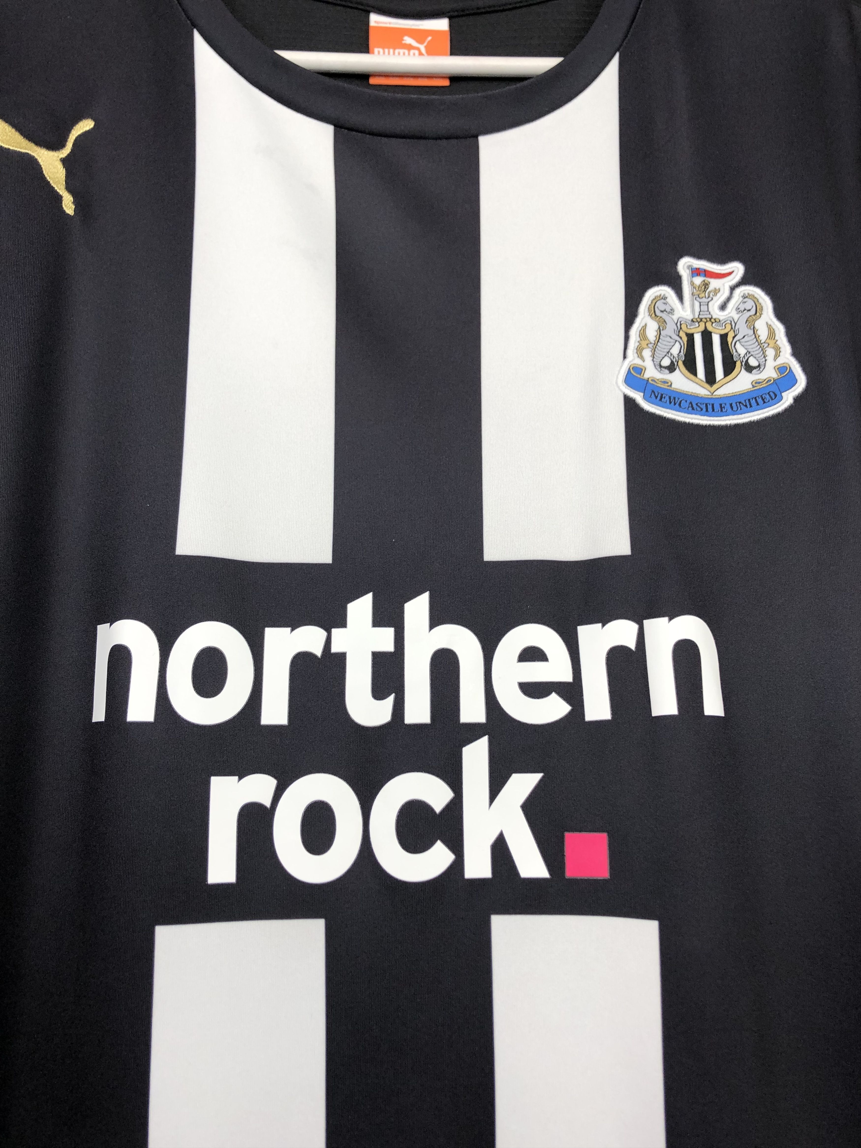 Puma Newcastle Home football shirt 2011 Soccer Puma Jersey Trikot Size US XXL / EU 58 / 5 - 3 Thumbnail