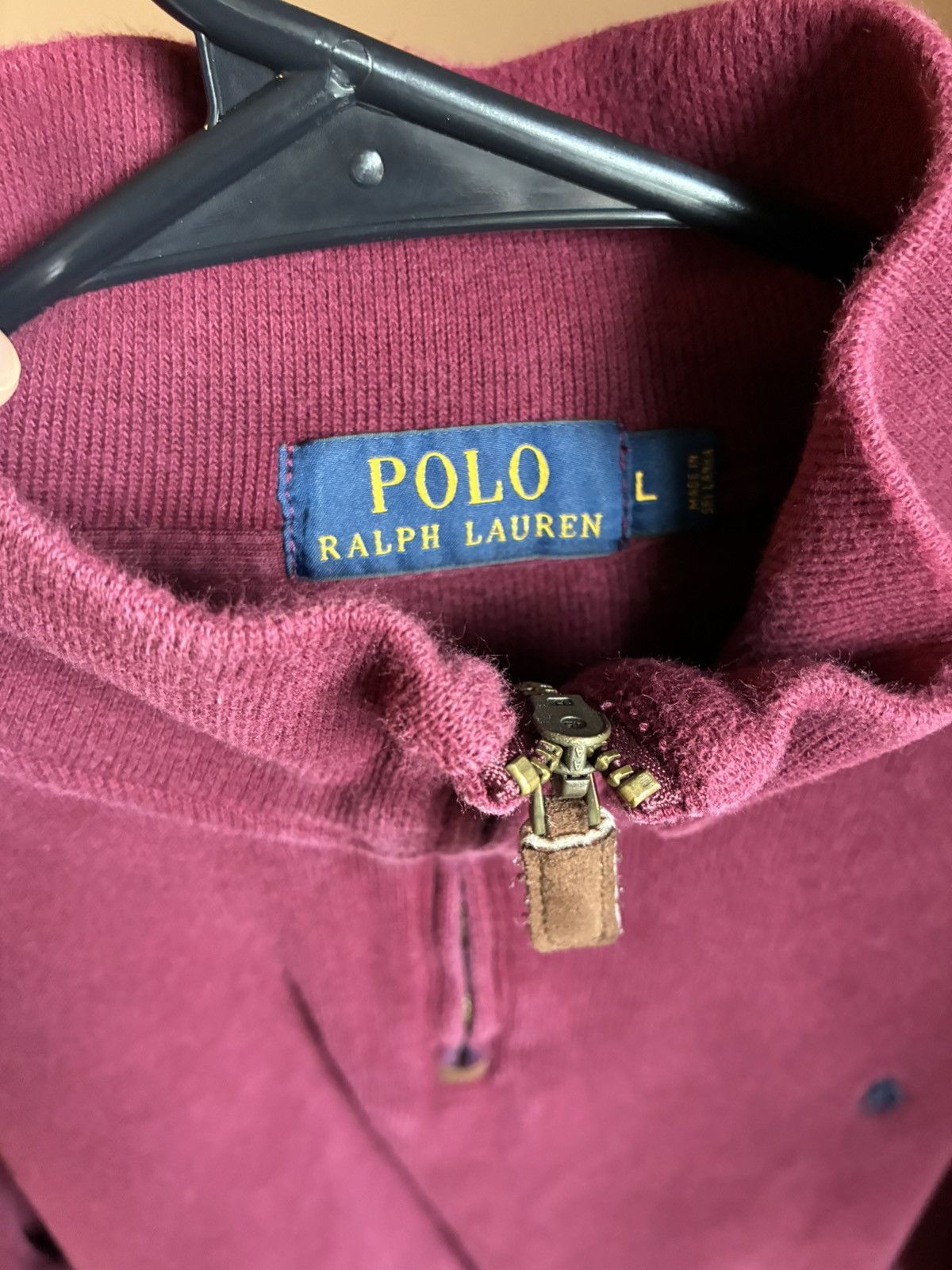Polo Ralph Lauren Vintage Polo Quarter Zip Size US L / EU 52-54 / 3 - 3 Thumbnail