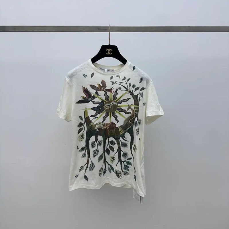 Dior Dior Multi-Color Women's T-Shirt 0089 Size L / US 10 / IT 46 - 1 Thumbnail