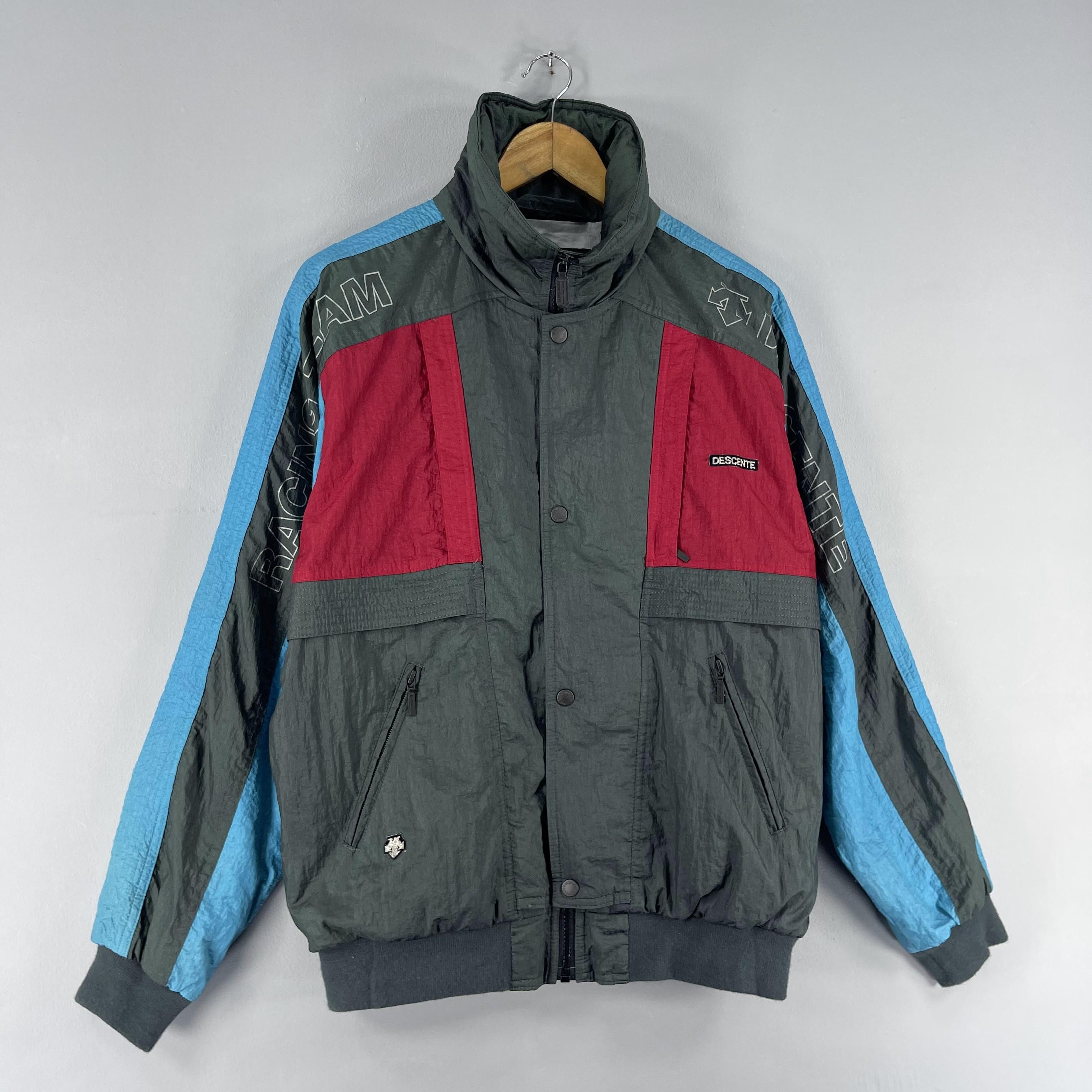 Descente Vintage DESCENTE Racing Team Sun Faded Ski Light Jacket Size US L / EU 52-54 / 3 - 4 Thumbnail