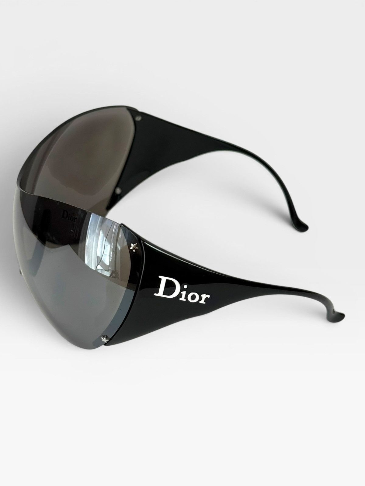 Dior ICONIC DIOR FACEMASK SUNGLASSES IN BLACK Size ONE SIZE - 3 Thumbnail