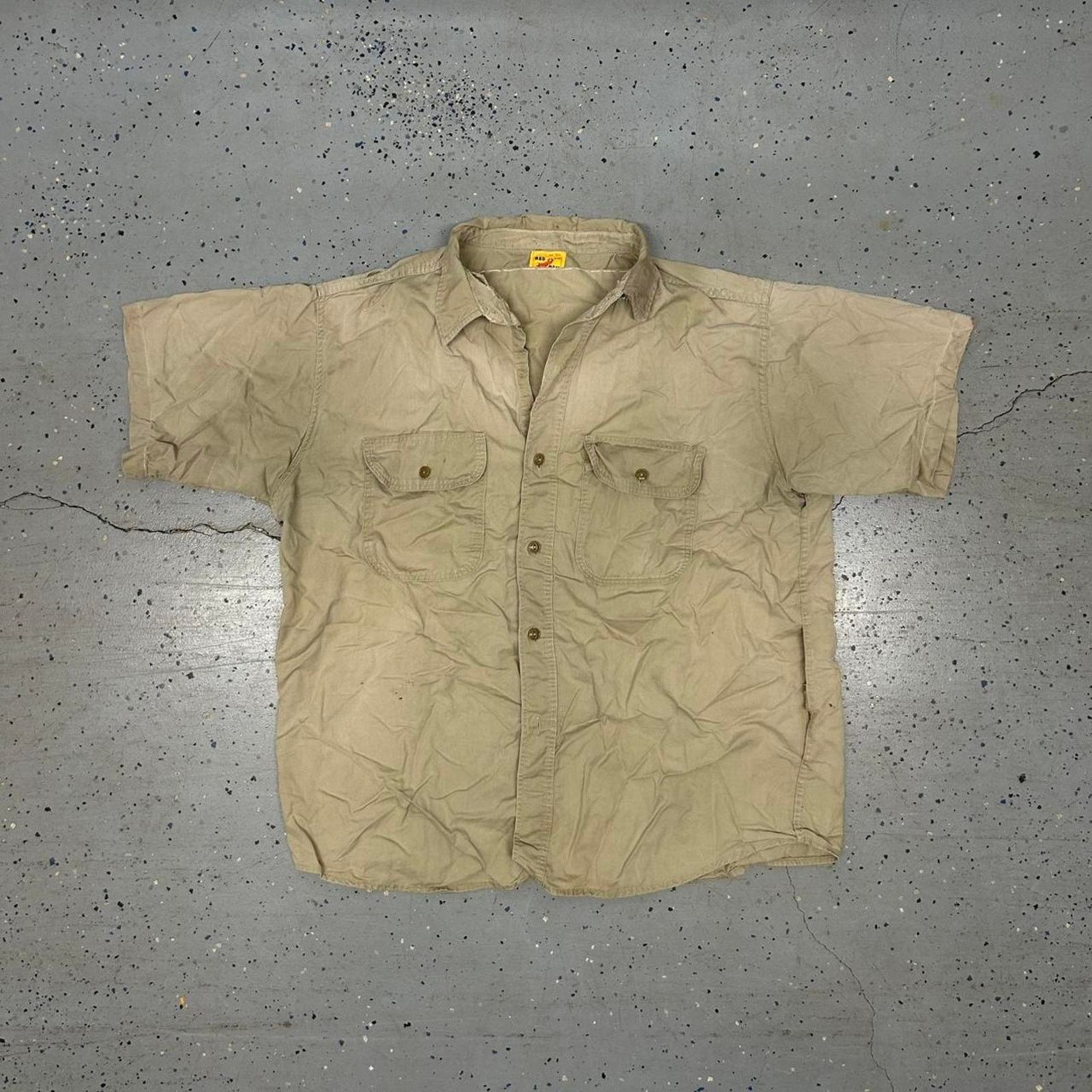 Other Tan 60s distress/thrashed Red Ram work shirt Size US L / EU 52-54 / 3 - 1 Thumbnail