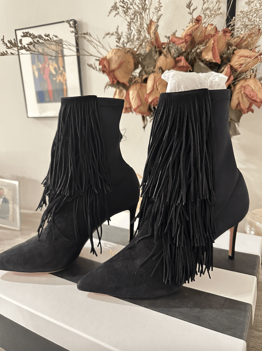 Aquazzura Aquazzura Shake Fringe Boots Size US 7.5 / IT 37.5 - 1 Thumbnail