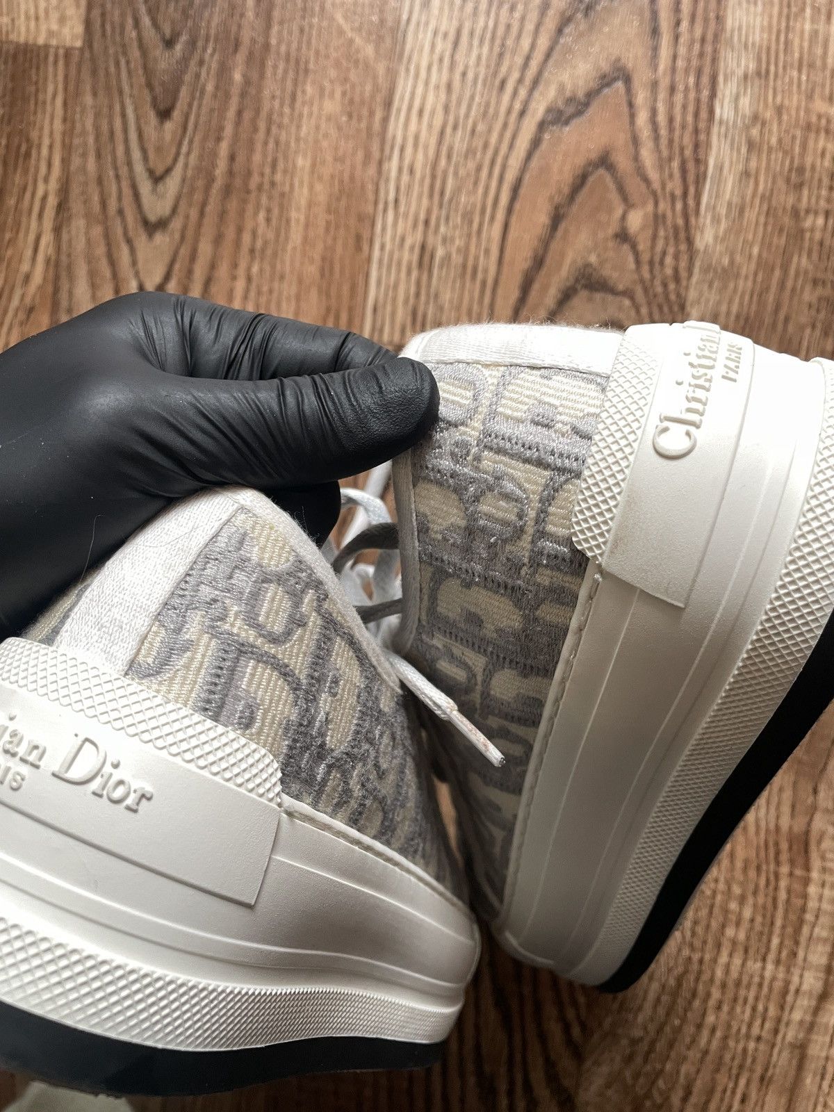 Christian Dior Monsieur CHRISTIAN DIOR - Walk'N'Dior Canvas Low-Top Sneakers Size US 5 / IT 35 - 8 Thumbnail