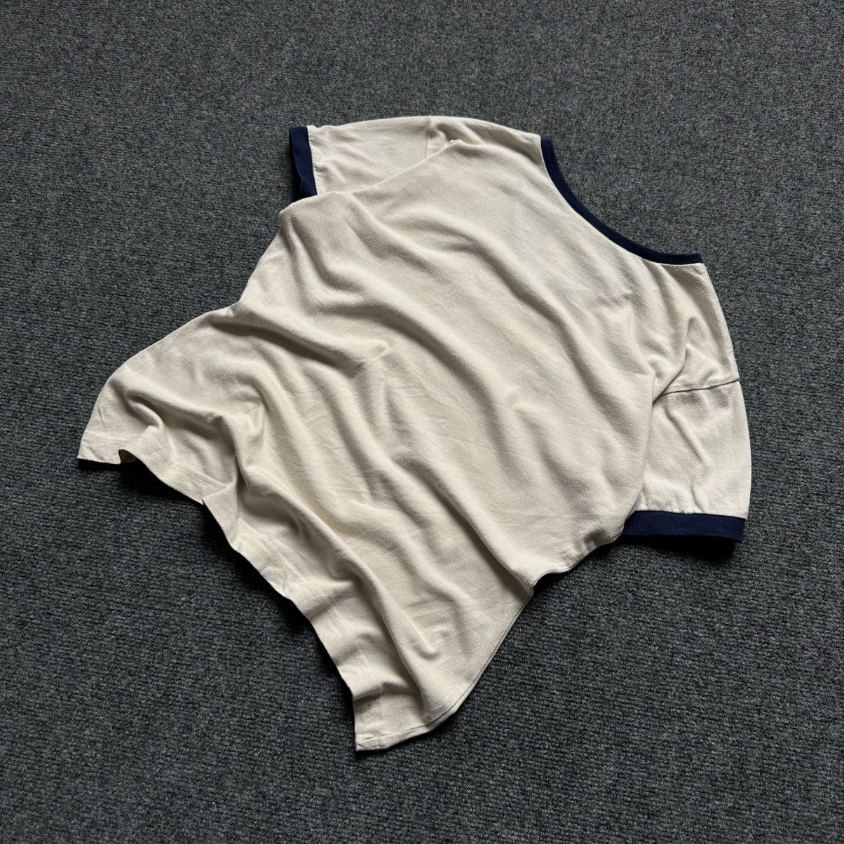 Adidas VTG Women’s V Neck T-shirts Small Logo Size M Y2K Trashed 00 Size M / US 6-8 / IT 42-44 - 4 Thumbnail