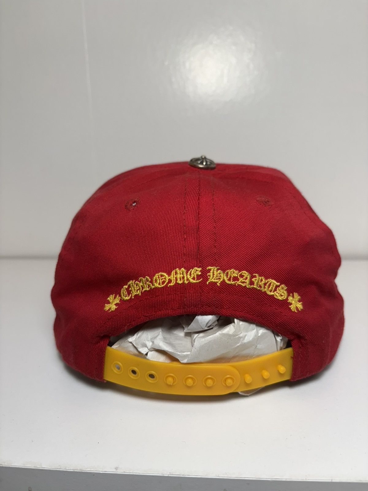 Chrome Hearts CHROME HEARTS BASEBALL HAT ‘RED/YELLOW’ Size ONE SIZE - 3 Thumbnail