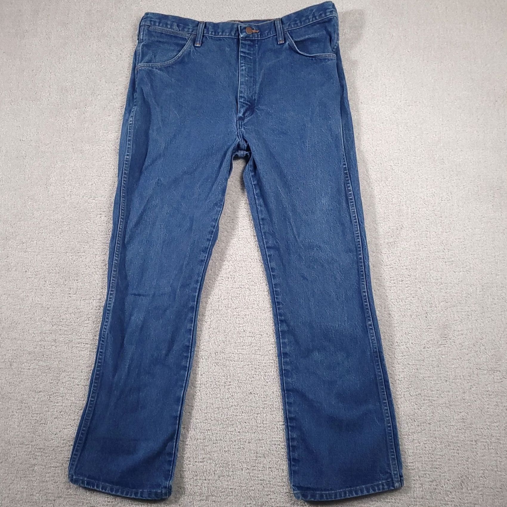 Wrangler VINTAGE Wrangler Jeans 13MWZ Original Fit Cowboy Cut Workwear 38x31 Mens Size US 38 / EU 54 - 2 Thumbnail
