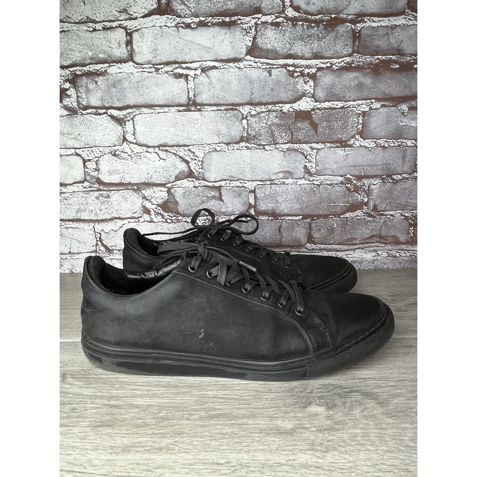 Thursday Boot Company Thursday Everyday Triple Black Matte Premier Low Top Sneaker Size US 10 / EU 43 - 3 Thumbnail