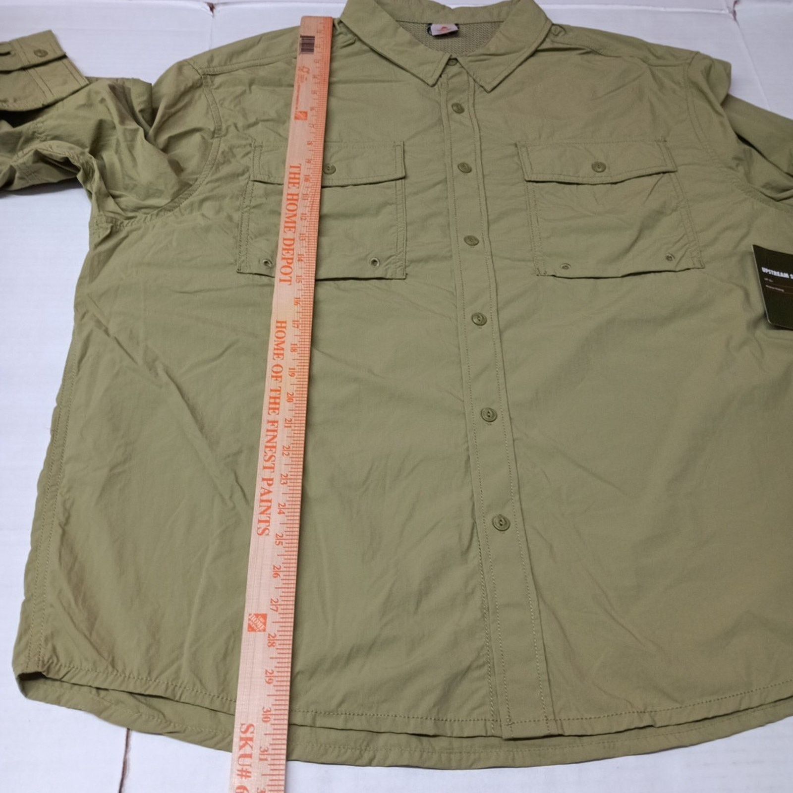 Other Ozark Trail Upstream Shirt Men's 2XL (50-52) Green Vented Size US XXL / EU 58 / 5 - 6 Thumbnail