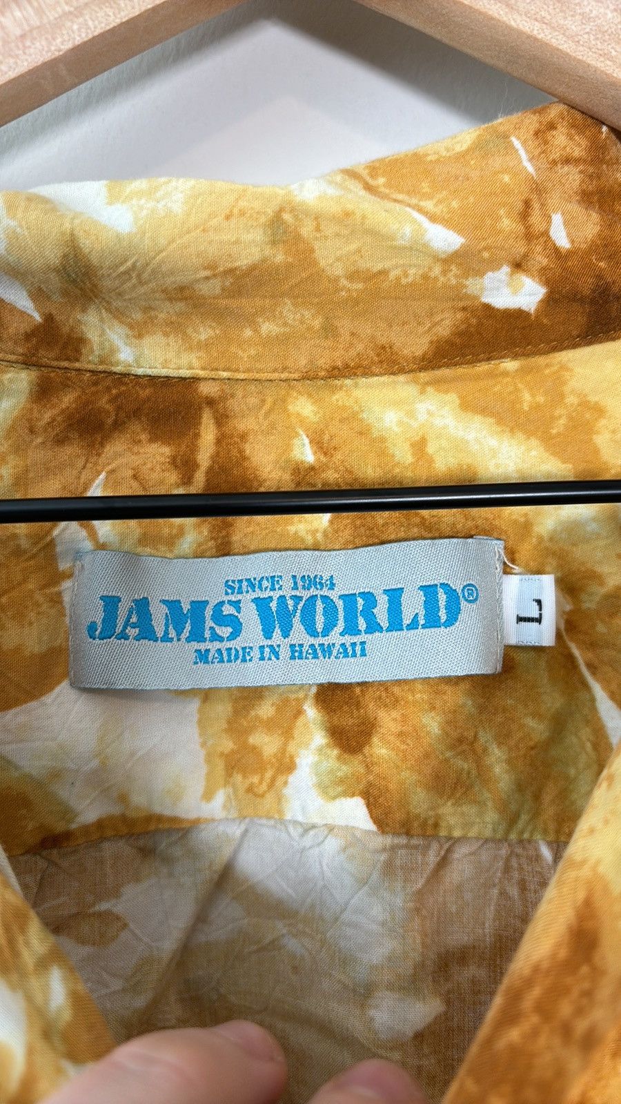 Jams World × Vintage Vintage Jams World Hawaiian Shirt Size US L / EU 52-54 / 3 - 3 Thumbnail